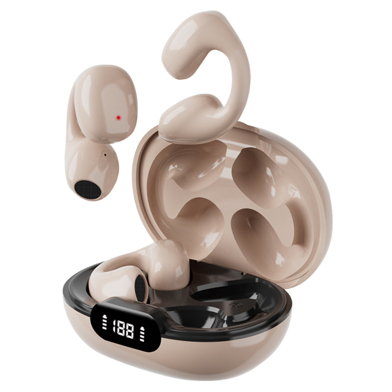 FINEBLUE F350 Stereo Wireless Bluetooth Headset Ear Clip Design Headphone Digital Display Earphone with Charging Case FINEBLUE F350 Stereo Wireless Bluetooth Headset Ear Clip Design Headphone Digital Display Earphone with Charging Case